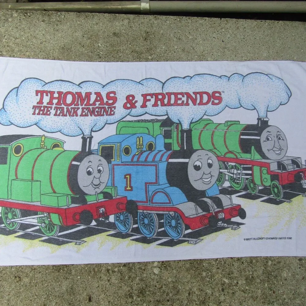 Thomas the Tank Engine & Friends Vintage Beach Towel 1992 Percy 29